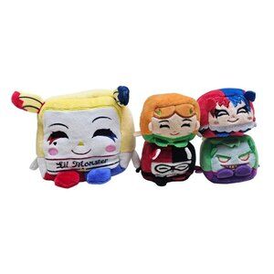 Kawaii Cubes DC Comics Harley Quinn Poison Ivy Joker Lil Monster Lot of 5